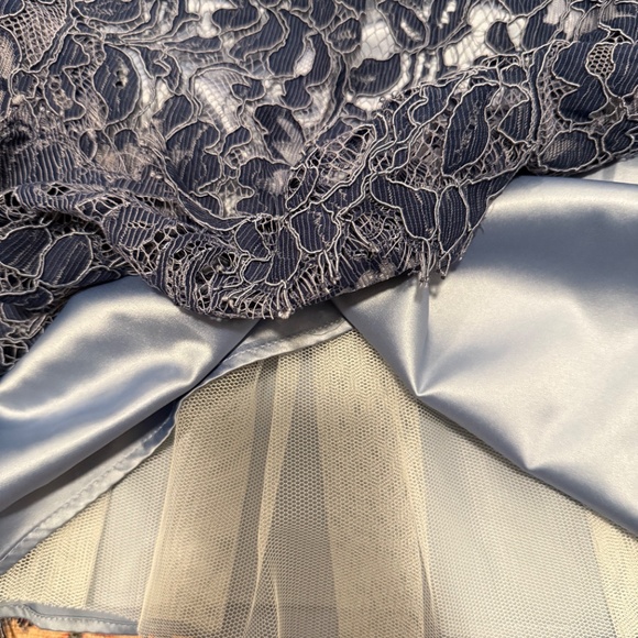 Eliza J Tea Length periwinkle lace dress - Picture 7 of 7